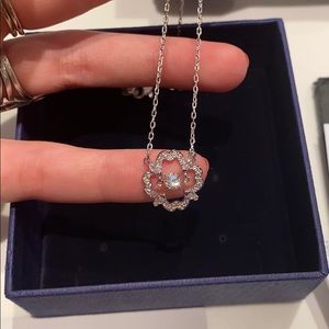 Swarovski necklace flower